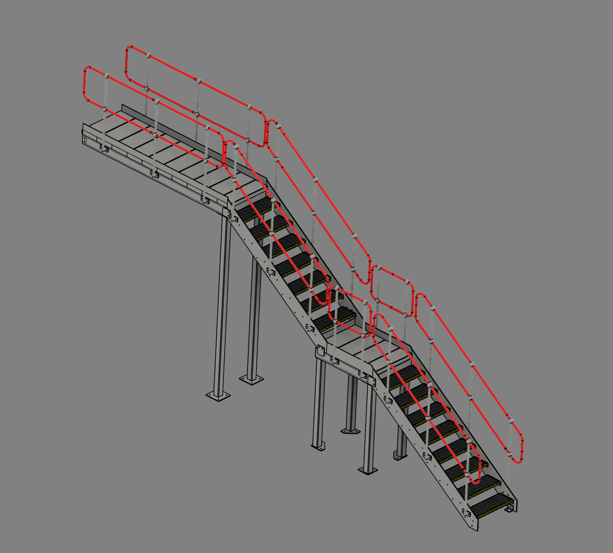 Small staircase model